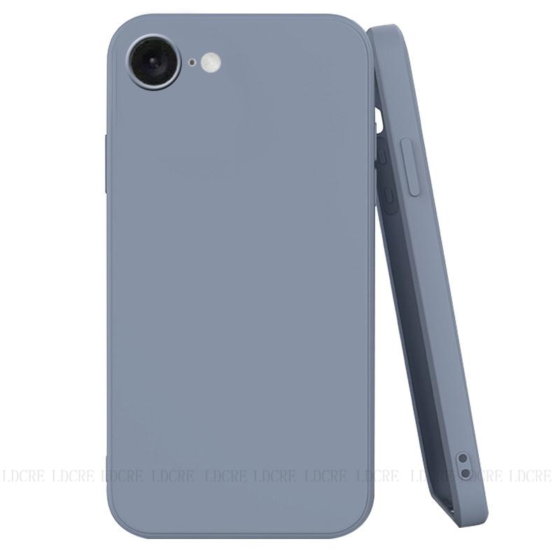 Чехол для iPhone 16e, чехол для iPhone 16e Capas TPU, роскошный противоударный оригинальный чехол для задней панели из жидкого силикона для iPhone 16e, мягкий чехол