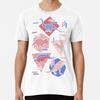 90's Dinosaur Pattern - Rose Quartz and Sere S To 5XL Made In the AU/USA T-Shirt