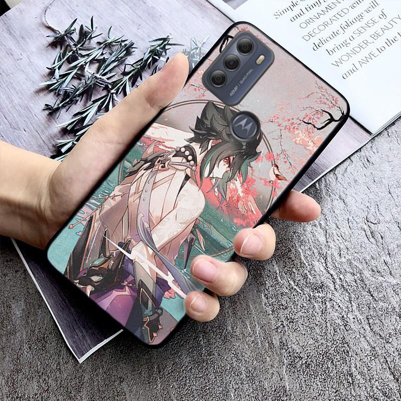 Чехол для телефона Xiao Genshin Impact для Motorola E7 Plus E32 E20 E40 Edge 20 Lite G22 G52 G20 G30 G100 G60 G50 G10 G Pure G Stylus