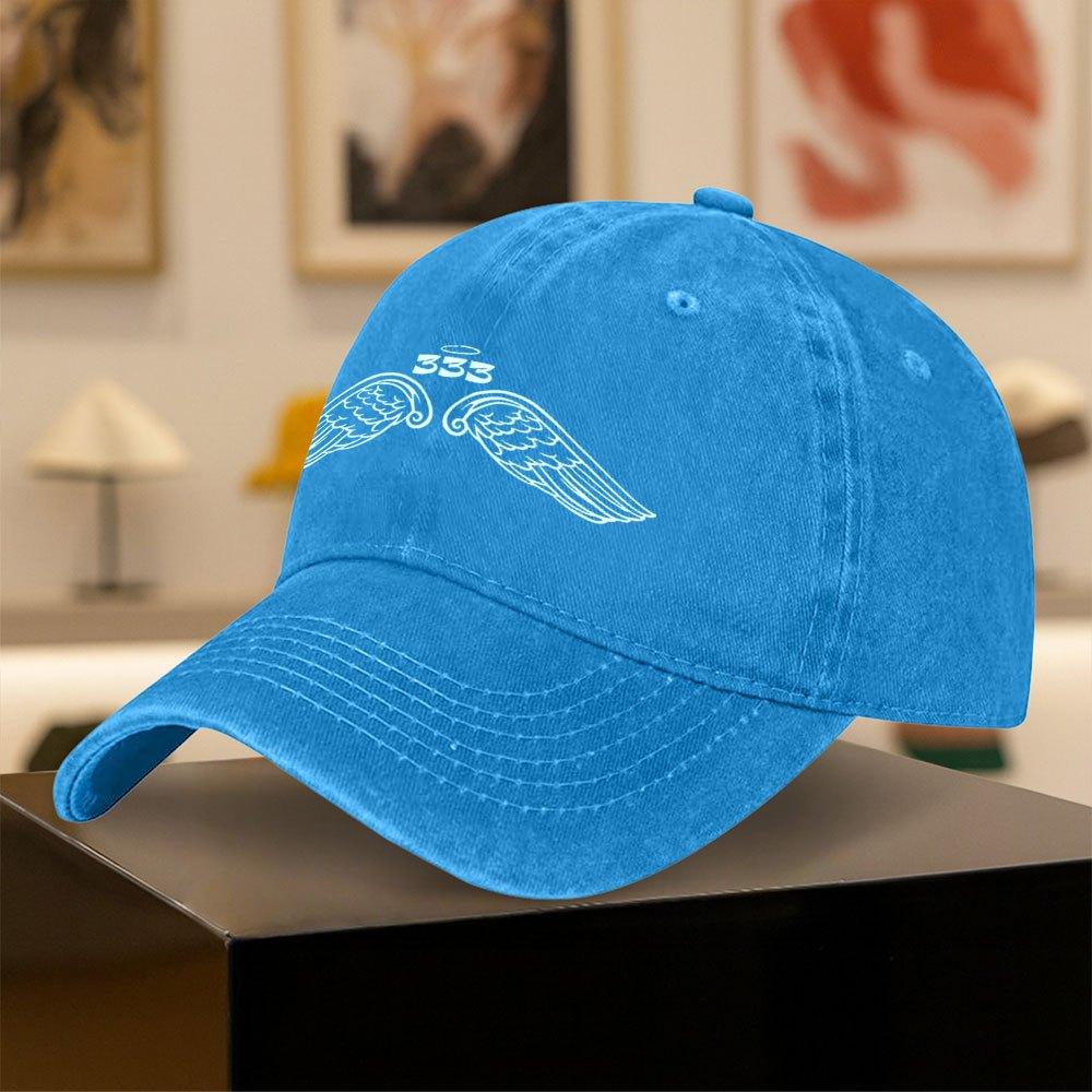Angel Wings Baseball Cap  Classic Retro Duckbill Hat for Unisex  Women Fashionable Outdoor Camping Cycling Fitness