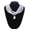 Wedding Jewelry Accessories Irregular Shape Pearls Pendant Korean Style Choker Women Necklace