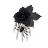 Cloth Skeleton Hand Hairpin Flower Halloween Headwear Personality Ghost Claw Hair Clip  Girls