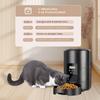 2L Automatic Smart WIFI Button Cat Feeder Pet Food Dispenser For Dry Food Cat Dogs Kibble Dispenser Pet Food Bowl
