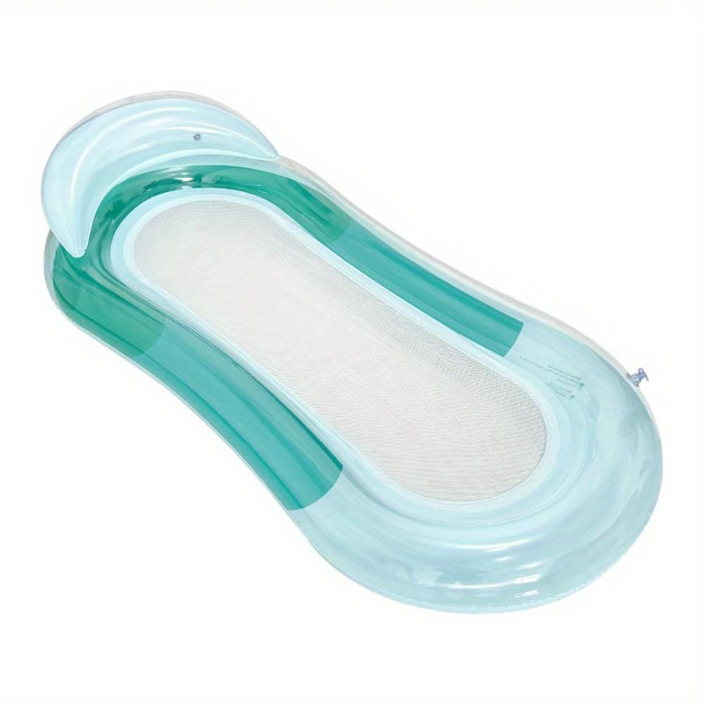 Gradient Color Inflatable Floats Bed PVC Swim Air Mattresses  for Pool Beach Swimming Pool Floats