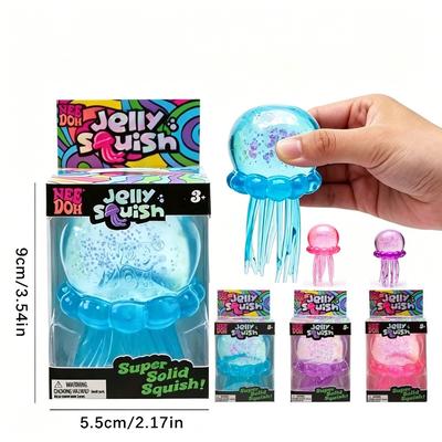 Сенсорная игрушка-осьминог Nee Doh Jelly, водостойкая, идеально подходит для мальчиков и девочек