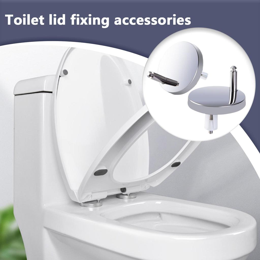 2 шт. Петли для сиденья унитаза Универсальные Петли для сиденья Верхнее Крепление Нержавеющая Сталь Запасные Части для Сиденья Унитаза Монтажный Соединитель Крепление