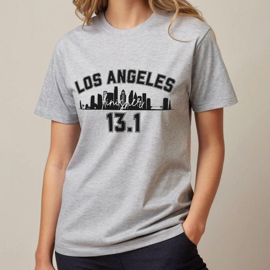 Los Angeles Skyline 13.1 T-Shirt / Los Angeles Half Marathon 2026 Shirt / 13.1 Finisher T-Shirt / 2026 Race Shirt / Gift for Marathon Runner