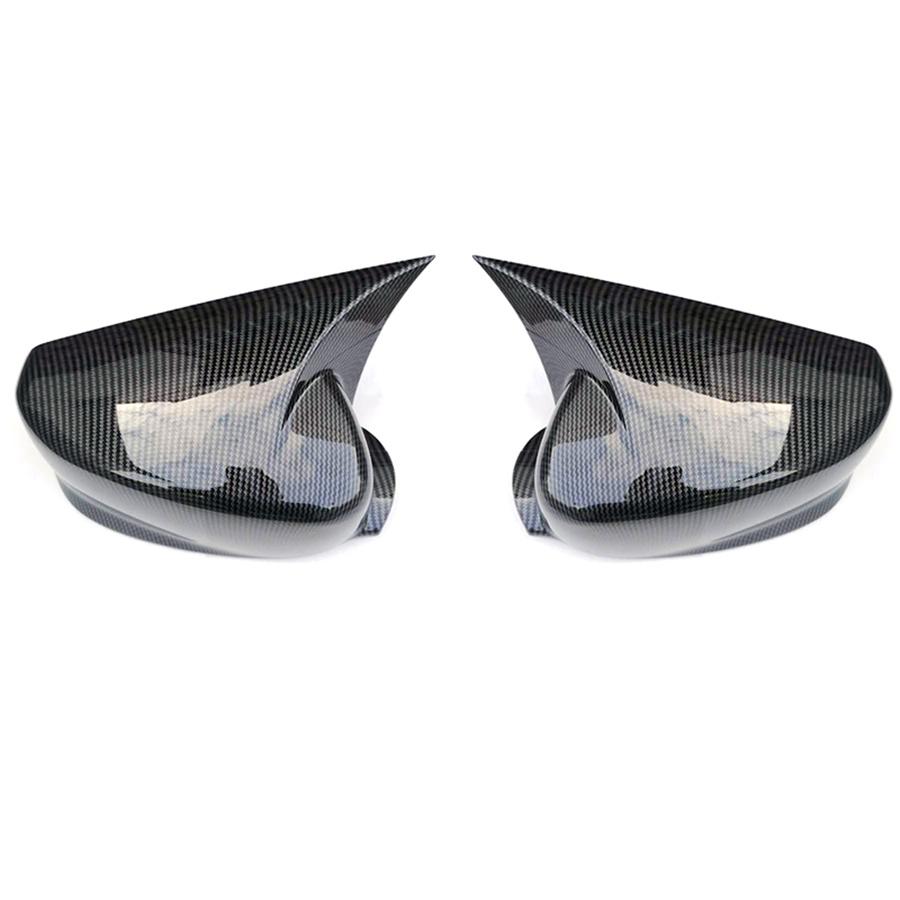 Для Honda Accord 2013-2018 Накладка на боковое зеркало заднего вида в стиле карбонового волокна, рога быка