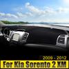 Для Kia Sorento 2 XM 2009 2010 2011 2012 Крышка приборной панели автомобиля, защитный коврик от солнца, анти-УФ-излучения, нескользящий анти-УФ-мат