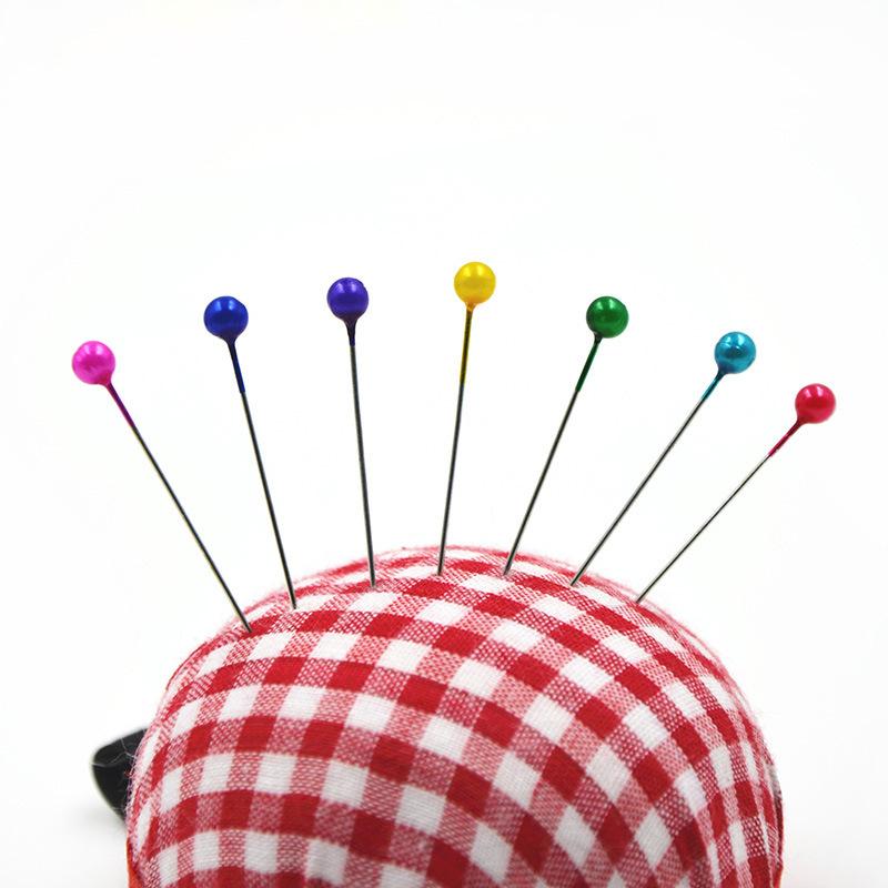 Portable Needle Pincushions with Elastic Wrist Belt DIY Handcraft Tool for Stitch Pins Inserter Needlework Sewing Accessories