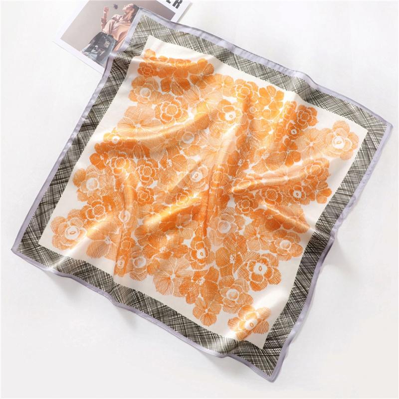68*68cm 100% Mulberry Silk Scarf Luxury Printed Square Shawl Elegant Lightweight Soft Fashion Accessory Premium Gift for Women Chic