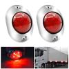 Aoling Side Marker LED Truck Marker Lamp 24V Red RV Bus Shoulder Light