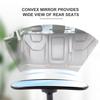 Детское автомобильное зеркало, безопасное зеркало для детского автомобильного сиденья, для младенцев, стоящих лицом назад, на клипсе, 9D, выпуклое зеркало с широким прозрачным обзором для автомобильного сиденья, коляски