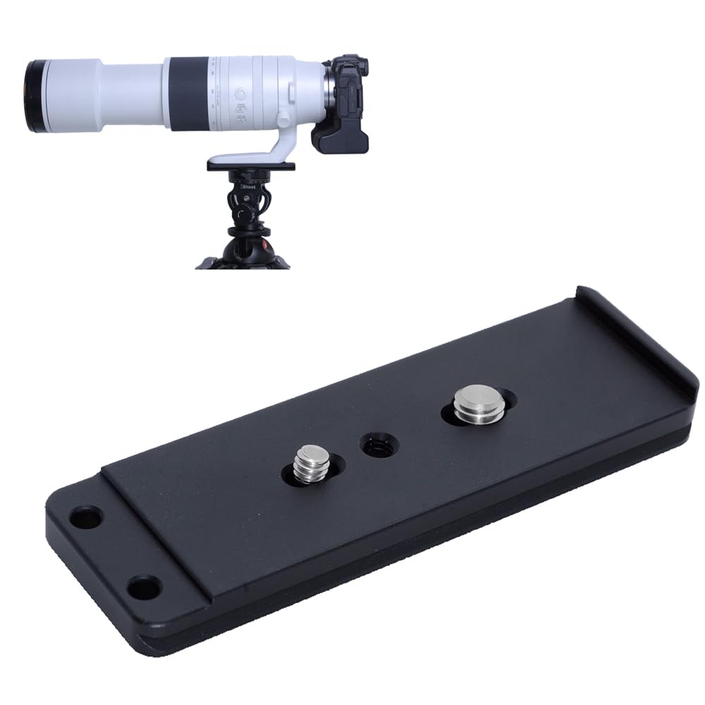 iShoot CNC Metal Fit Camera Quick Release Compatible with Canon RF IS USM Lens Support Lens Bracket Tripod Camera Ring Tripod and Fit Tripod Head