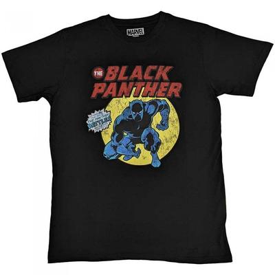 Black Panther Футболка унисекс в стиле ретро для взрослых