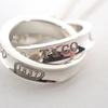 [Б/у] TIFFANY/Tiffany 925 1837 Переплетенные круги ожерелье/подвеска/g420-79