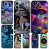 Чехол Weird Trippy Mushroom для iPhone 15 16 14 13 12 11 Pro Max Plus X XR XS 12 13 Mini, аксессуары для чехлов