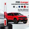 Ремонтный маркер для краски автомобиля для 2023-2025 Jeep Avenger, аксессуары для ремонта царапин краски, синий PCA, белый, желтый 2B, серый, черный, красный