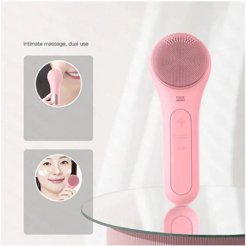 Электрическая щетка для очищения лица, ультразвуковой перезаряжаемый очиститель для лица, массажер, щетка для лица, скраб для кожи, инструменты для ухода за кожей