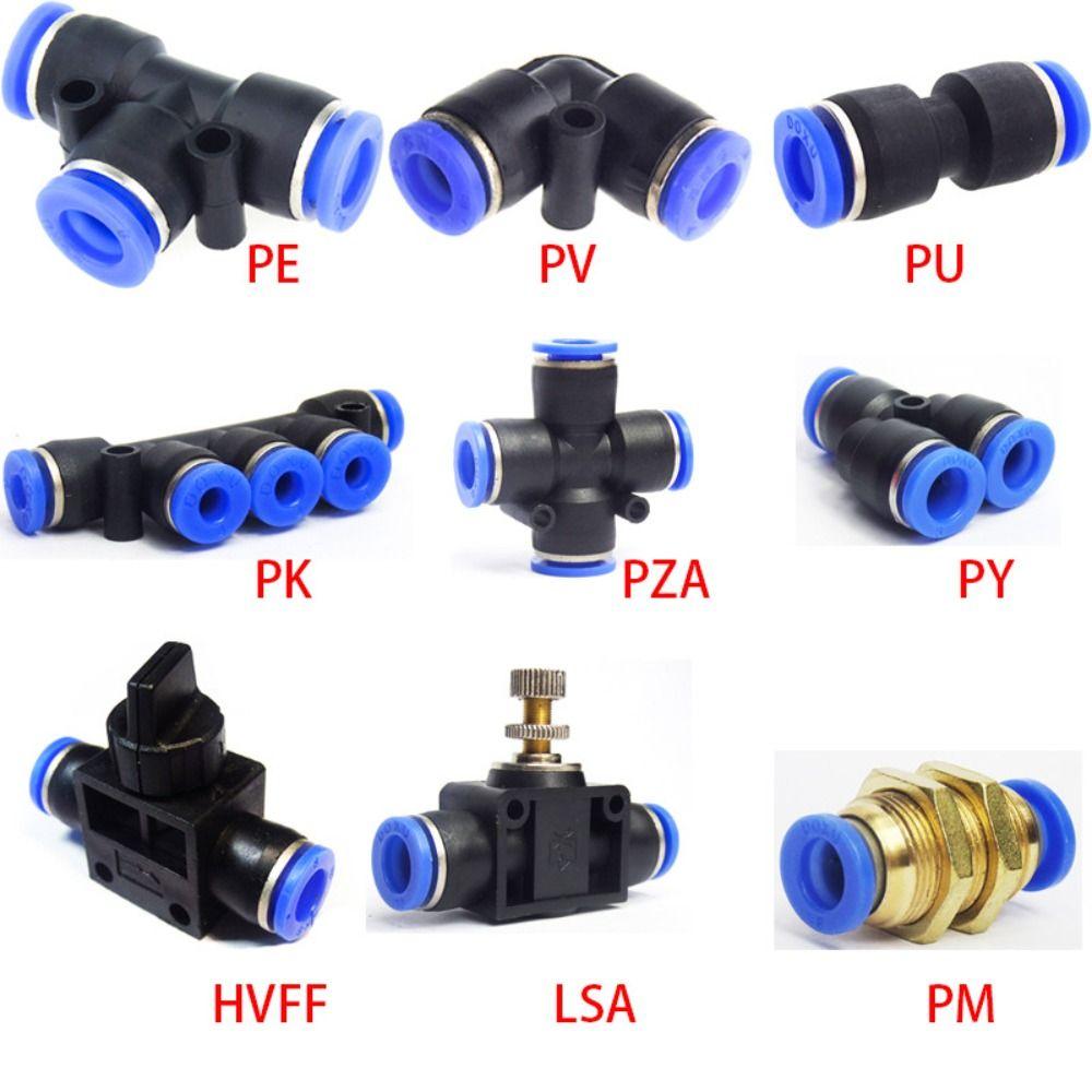 Auxiliary Accessory Tube Material Plastic Quick Fittings Pipe Connector Pneumatic Connector Hose