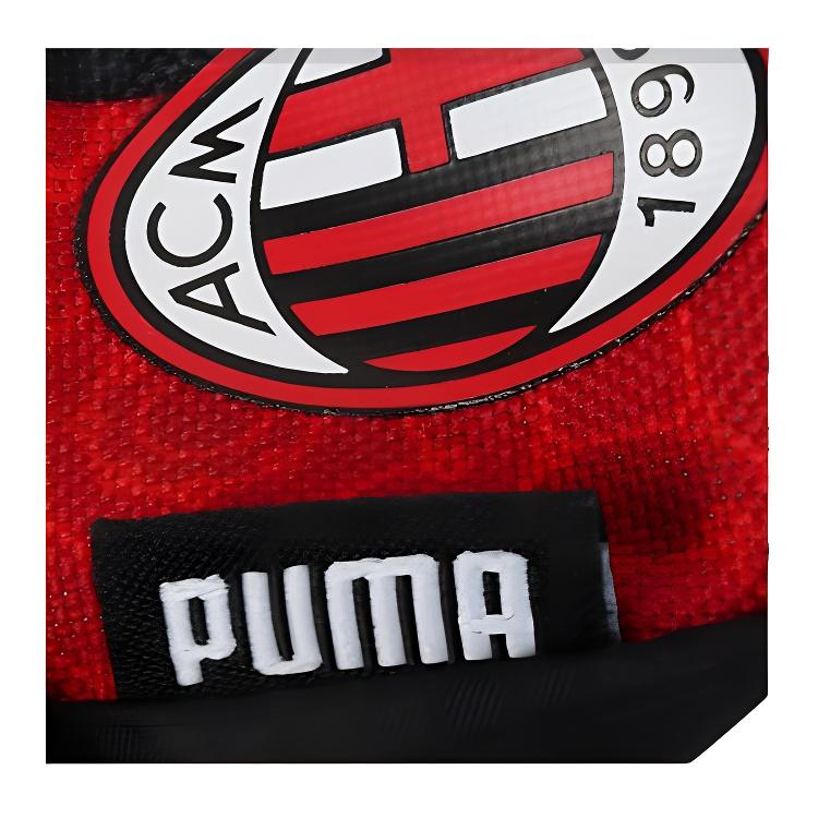 Puma Acm Ftbl Culture Поясная сумка в полоску Унисекс Поясная сумка Черно-красная 077241-04