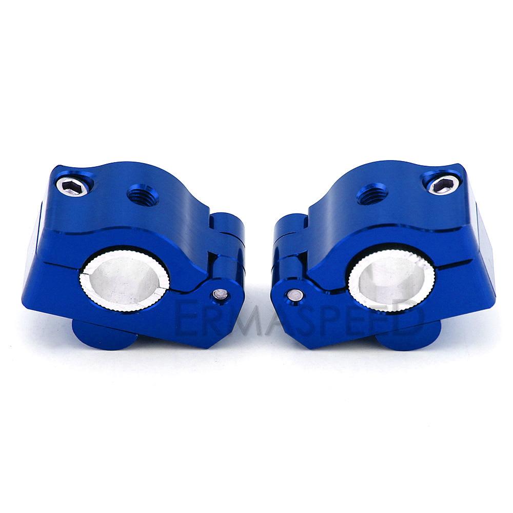 Алюминиевые стойки для руля мотоцикла с ЧПУ, универсальные 22 мм 28 мм, ручки для увеличения высоты, зажим для крепления на велосипеде для бездорожья MT09