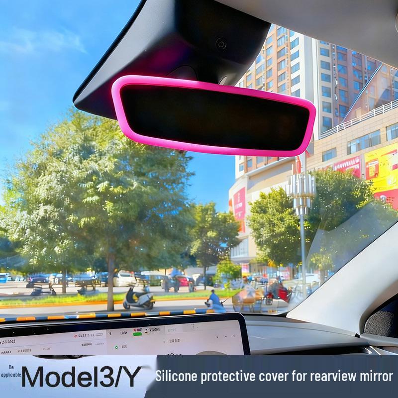 Силиконовый защитный чехол для экрана Tesla Model Y - Декоративный аксессуар, устойчивый к царапинам