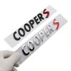 Черный 3D гальванизированный значок CooperS для задней части BMW MINI