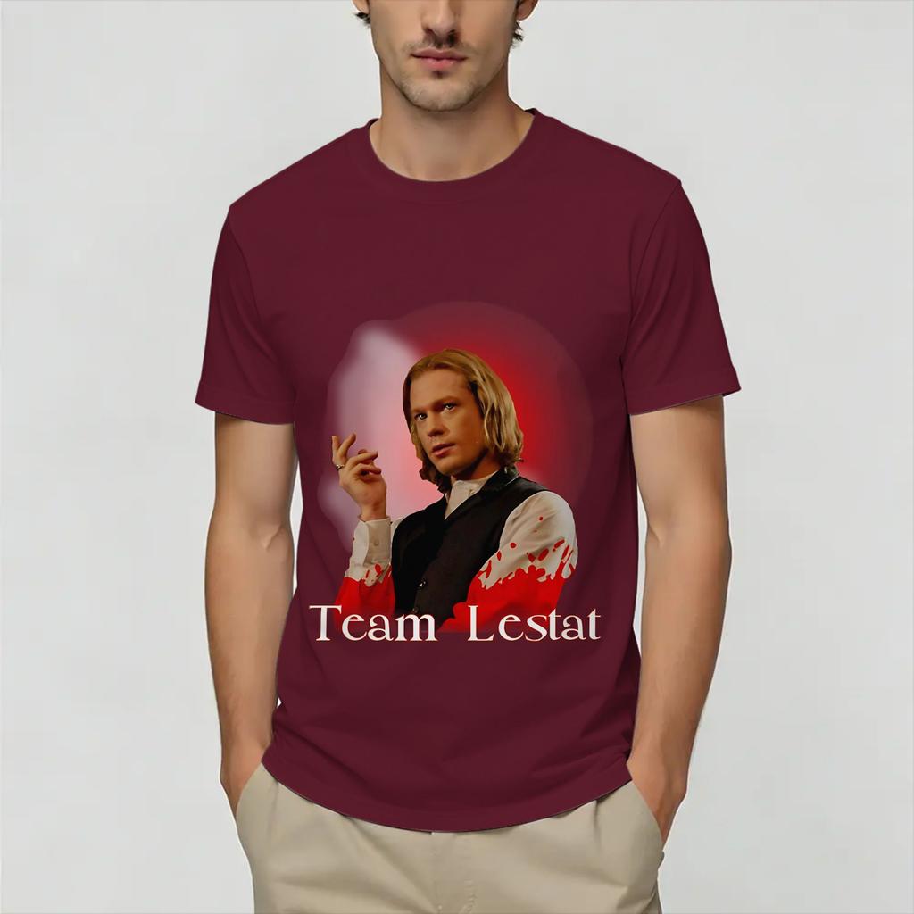 Unisex TShirts The Vampire Lestat Humor Pure Cotton Tees Short Sleeve T Shirts Crew Neck Clothing Adult