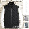 Двусторонний жилет осенне-зимний без рукавов флисовый хлопковый теплый хлопковый жилет толстая жилетка куртка