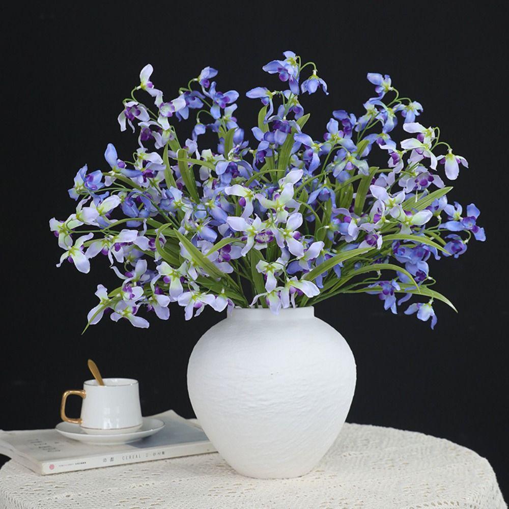 1pcs 50cm Flower Branches Simulation Flowers Multi-functional Artificial Orchid Photograph Props