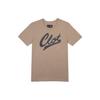 Air X CLOT Crossover Logo Printed T-Shirt Khaki Men Streetwear AV6260-202