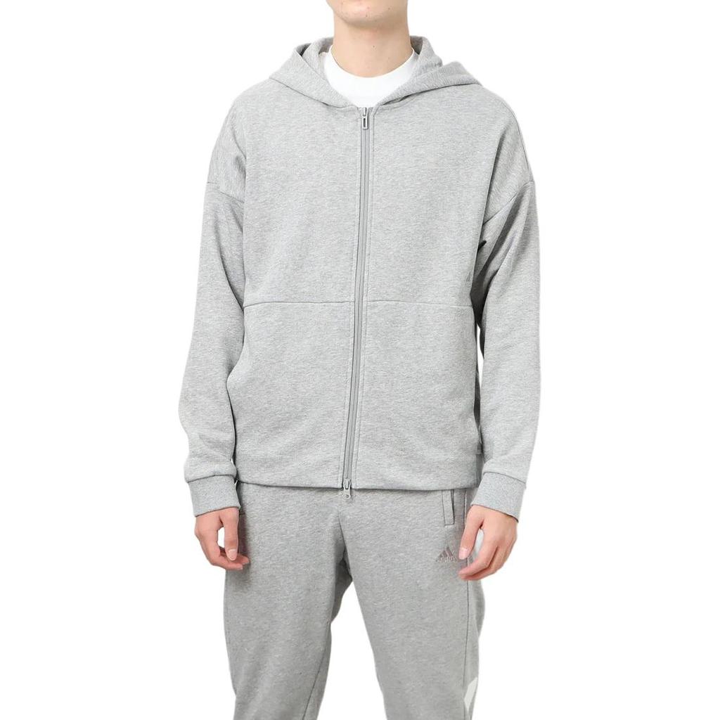 Adidas Sweatshirts Men's Gray Hooded Moderate Other HD0080-