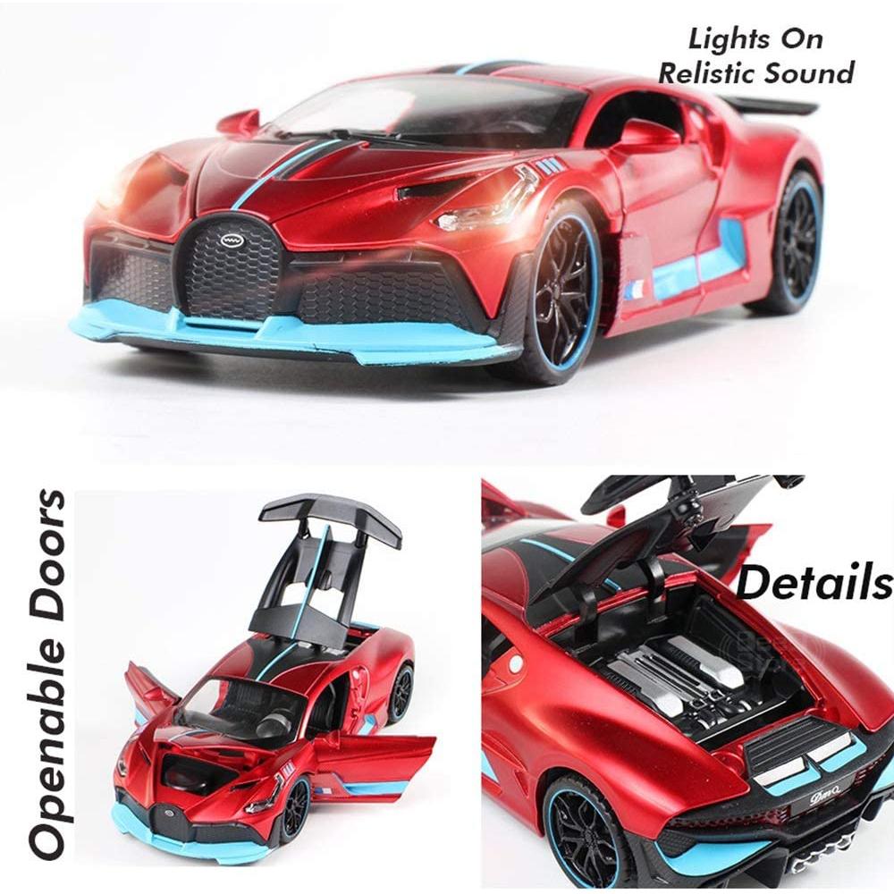 1/32 масштаб Divo, литая под давлением модель автомобиля, игрушечная машина с откатным механизмом, звуком и светом для детей, коллекция подарков для мальчиков и девочек