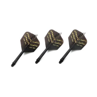 CUESOUL Integrated Flight And Shaft ROST FLIGHT Craft Beer Big Wing Shape M Size 3 Pieces Set CSAK-51-1
