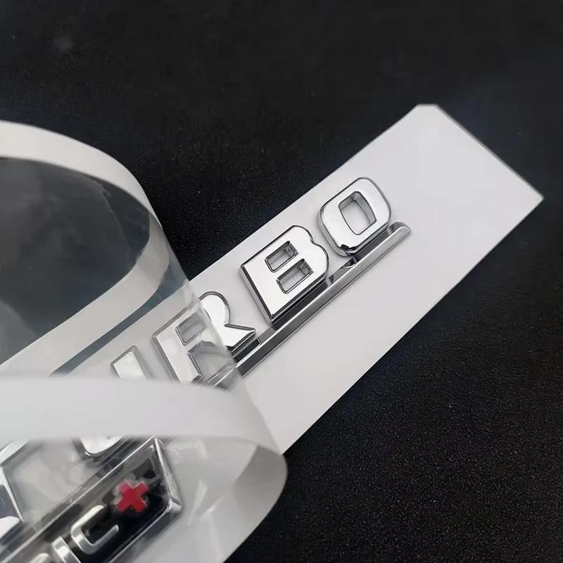 JCG1 ABS For Mercedes Benz A 35 45 AMG W177 W176 A35 A45 A45S TURBO 4MATIC Car Trunk Letters Emblem Badge Logo Stickers Accessories