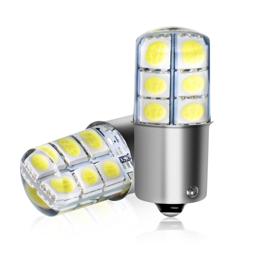 2/10 Штук 1156 BA15S P21W 1157 BAY15D P21/5W S25 G18 Светодиодные лампы Grade A на чипах 5050 для стоп-сигналов, заднего хода, поворотников 7