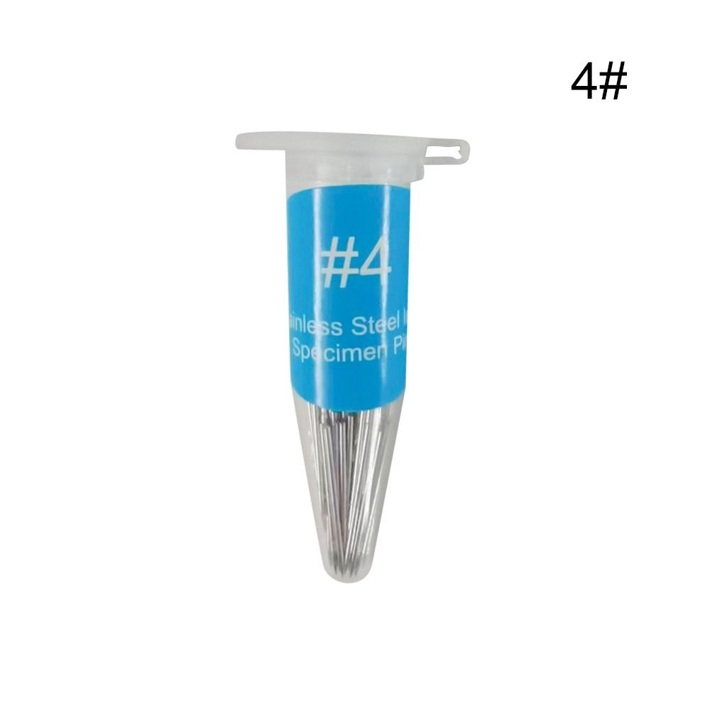 100 шт. высокопрочных лабораторных принадлежностей для энтомологии, штифтов для образцов, приспособлений для вскрытия насекомых, игл, штифтов