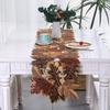 1/2/5Pcs Autumn Maple Leaf Table Runner Embroidered Fall Harvest Thanksgiving Table Mats Kitchen Dining Placemats Home Decor
