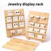 Стильная деревянная подставка для серег, держатель для ювелирных изделий, деревянный органайзер для ювелирных изделий для дома, офиса и розничного магазина