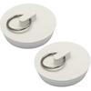 Luomorgo 2 Pack Rubber Drain Stopper - Fits 1-3/4 Inch to 1-7/8 Inch Leak-Proof Plugs for Bathtub & Kitchen Sink, Heavy Duty Bath Tub Seal with