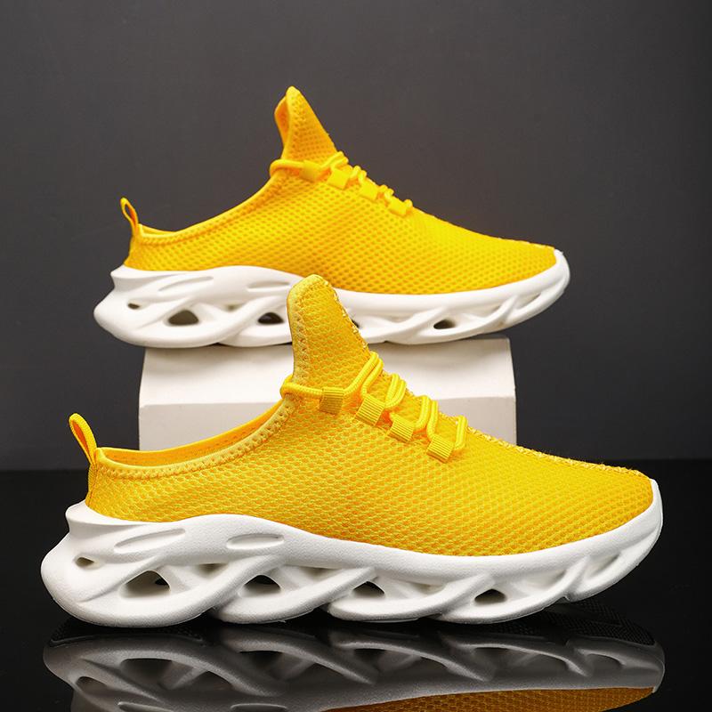 Yrzl Half Slippers Men Casual Shoes Men Breathable Mesh Lightweight Sports Outdoor Slip On Cushioning Walking Half Shoes Man