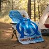 1pc Marseille Theme Blanket - Digital Print, Polyester, Cozy for All Seasons, Perfect for Outdoor, and Travel