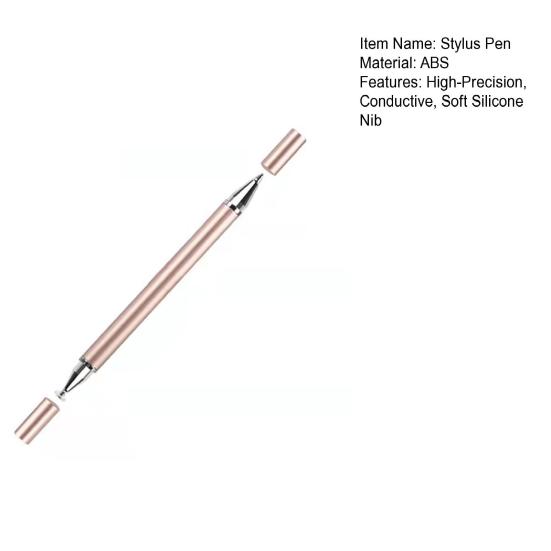 Емкостный стилус с двумя наконечниками, точное позиционирование, высокая чувствительность, многофункциональный, проводящий, плавное письмо, портативный, универсальный, карандаш для планшета/ПК/телефона