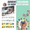 Christmas Advent Calendar Toy Gift Box Christmas Toys For Children Present--