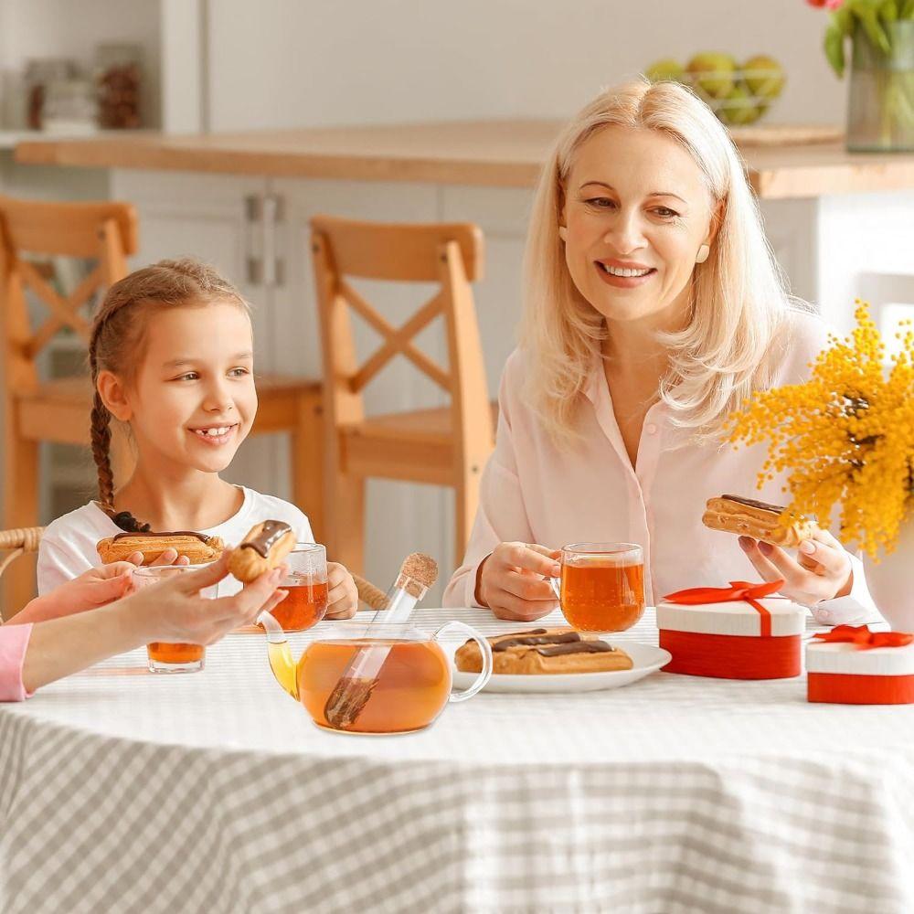 Clear Glass Tea Infuser Tube Tea Filter Diffuser Easy To Clean Tea Steeper Drinkware