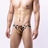 Мужские треугольные трусы с леопардовым принтом thrill briefs с низкой посадкой сексуальные дышащие мужские трусы модные B23-2