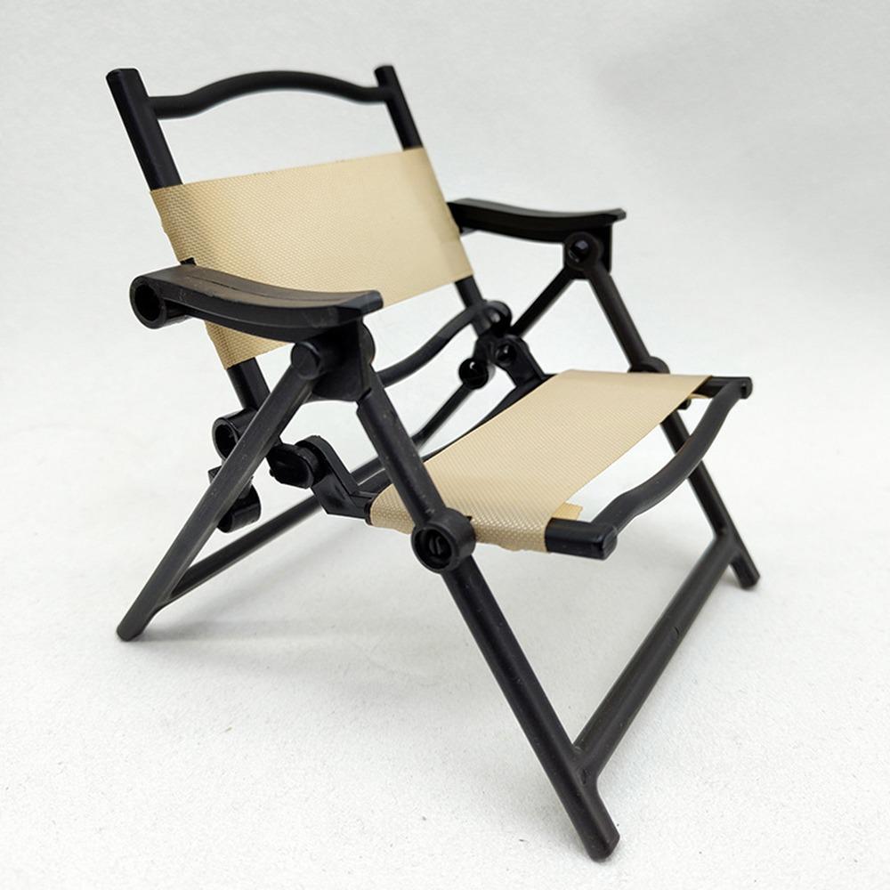 5 Colors Outdoor Camping Leisure Chair 10.3*11*13cm Furniture Model For 1/6 Dolls