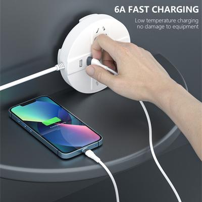 Устойчивый к изгибам USB-кабель для зарядки USB на Type C/Micro USB Кабель питания 6A Кабель для быстрой зарядки для телефонов 120 см
