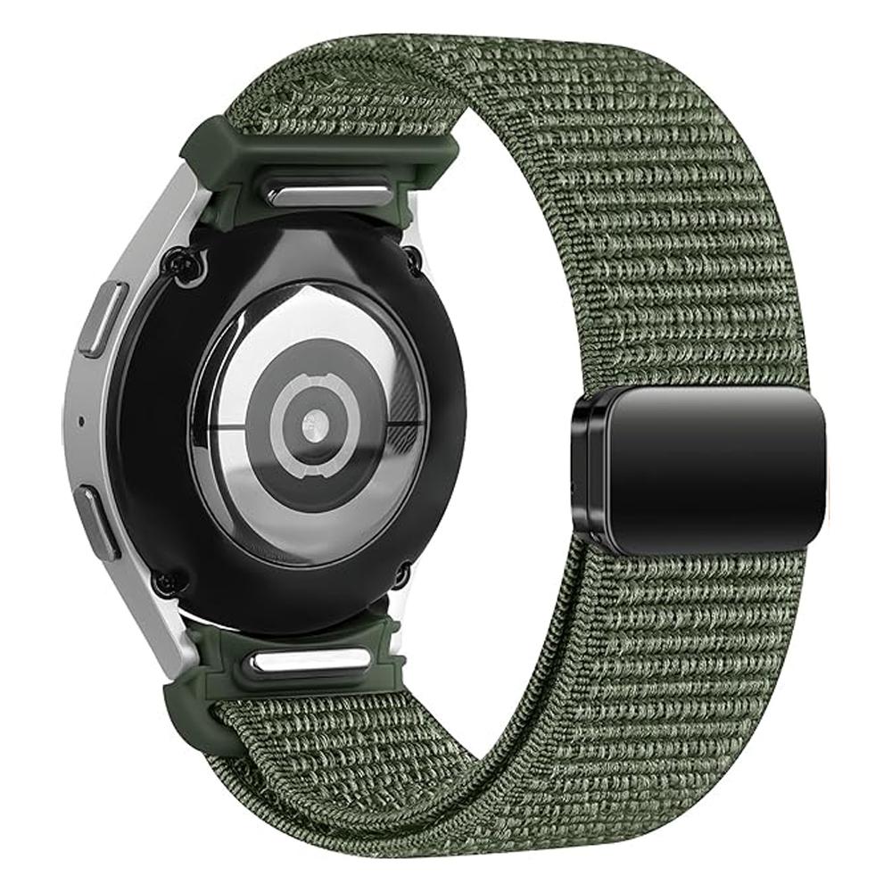 Ремешок для Samsung Galaxy Watch 4/5/6/7/FE/classic/5 Pro 44 мм 40 мм Без зазоров Магнитный нейлоновый браслет correa Galaxy Watch 7 Ремешок